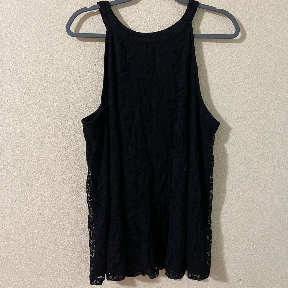 TORRID sz1 Black Lace Top